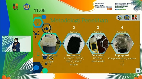 ITS Students Build Battery from Palm Bunch Waste